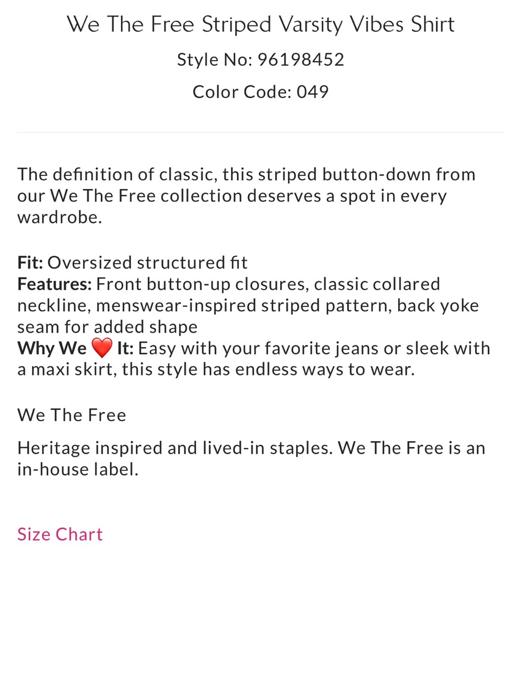Free People Varsity Vibes Shirt - Picture 10 of 13